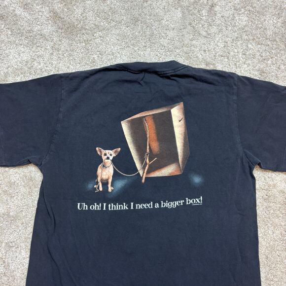 Vintage 90s Taco Bell Chihuahua Lizard Trap Shirt Men's Medium - Picture 4 of 9